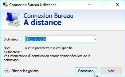 Connexion Bureau A Distance