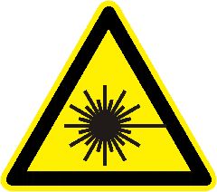 Logo danger laser