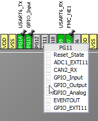 STM32 CubeMX GPIO Output Sortie